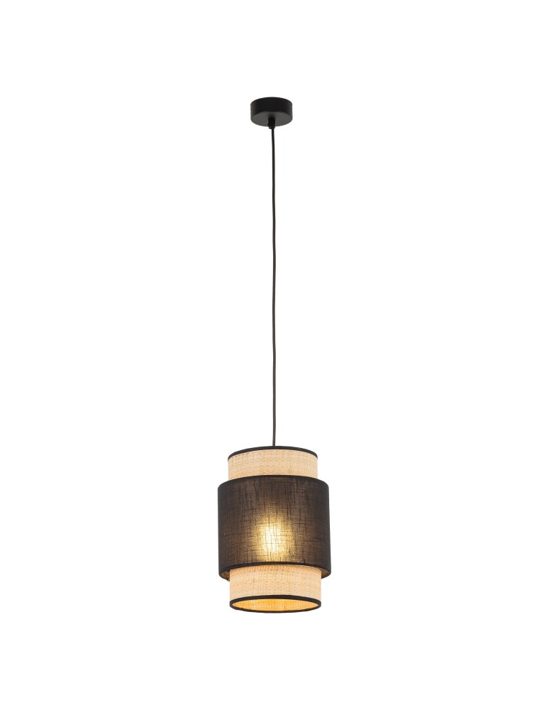 Boho pendant lamps - TK Lighting BOHO NEW BLACK Pendant LAMP 1 FLOOR 200 5656 - product kolory-swiatla.pl 3