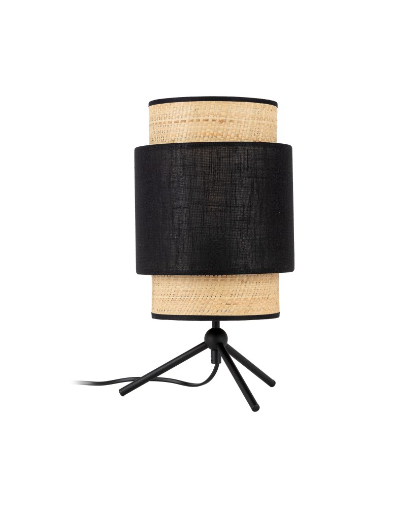 Boho table lamps - TK Lighting BOHO NEW BLACK NIGHT LAMP 1 FL 5536 - product kolory-swiatla.pl 1