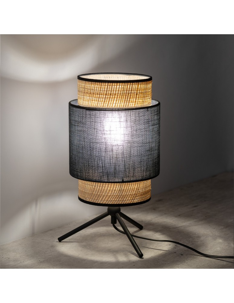 Boho table lamps - TK Lighting BOHO NEW BLACK NIGHT LAMP 1 FL 5536 - product kolory-swiatla.pl 3