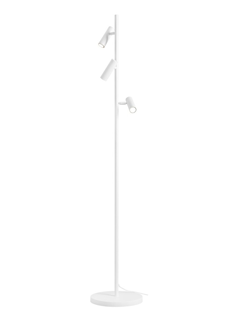 Adjustable floor lamps - Aldex Trevo All White 3 x 35W Standing Lamp (1104A) - product kolory-swiatla.pl 1