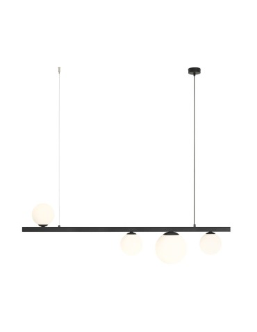 Aldex Pendant Lamp Garda 4 Black 3 x max 10W LED / 1 x max 15W LED (1099L1)