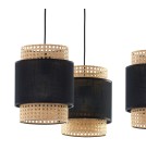 Boho pendant lamps - TK Lighting BOHO BLACK pendant lamp 3³ 6549 - product 3
