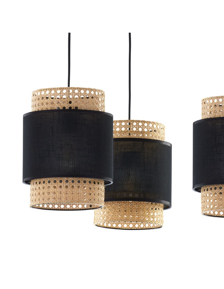 Boho pendant lamps - TK Lighting BOHO BLACK pendant lamp 3³ 6549 - product kolory-swiatla.pl 3