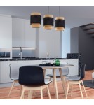 Boho pendant lamps - TK Lighting BOHO BLACK Pendant LIGHT 3-LED LAMP 6541 - product 4