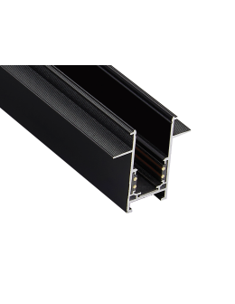 Azzardo ALFA TRACK MAGNETIC52 3m GIPS2 + 2x END CAP BK Szynoprzewód Magnetyczny Podtynkowy Alfa z Zaślepkami AZ5460