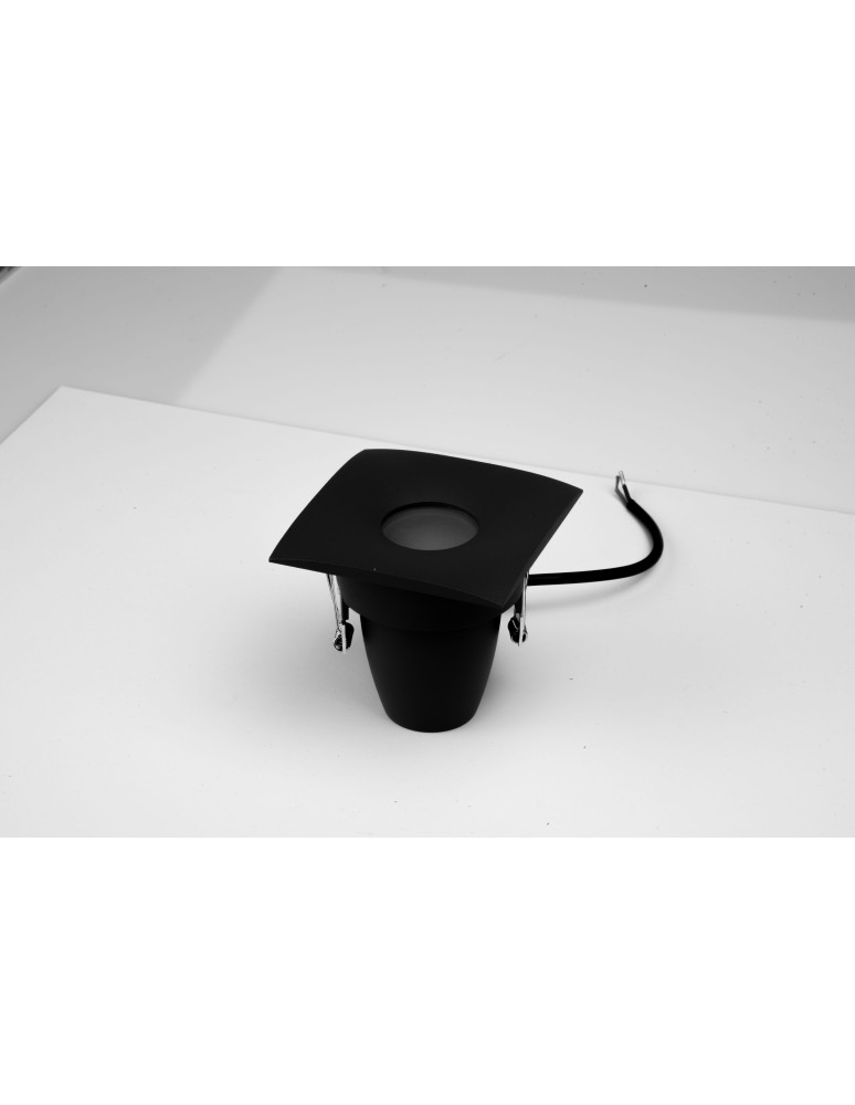 Flush-mounted outdoor lights - Azzardo ROMOLO S IP65 BK Outdoor Flush Mounted Terrace AZ5392 - product kolory-swiatla.pl 3