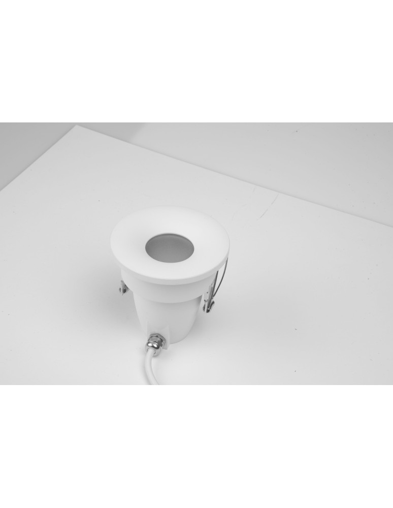 Flush-mounted outdoor lights - Azzardo ROMOLO R IP65 WH Outdoor Flush Mounted Terrace AZ5389 - product kolory-swiatla.pl 2