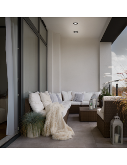 Azzardo ROMOLO R IP65 BK Zewnętrzna Podtynkowa w Podprzybitkę Taras AZ5390 - produkt 2