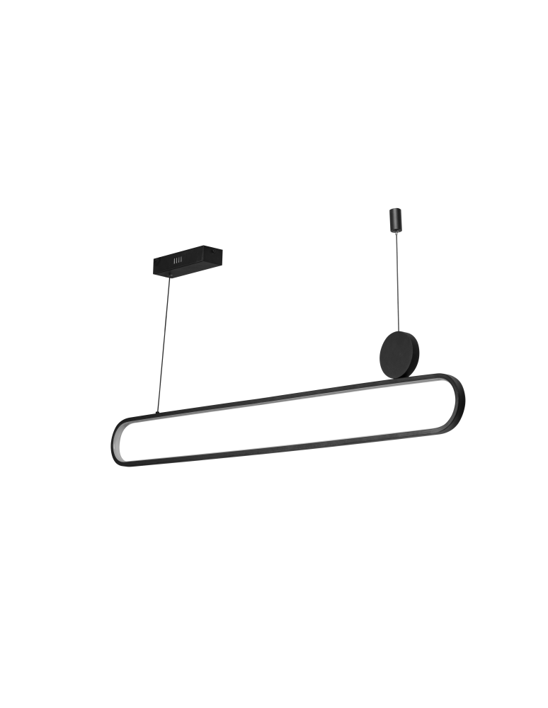 Pendant lamps over the island - Azzardo NICODEMO PENDANT CCT DIMM BK + REMOTE CONTROL Pendant with Remote Control Functions Dimming and Light Color Change AZ545 - product kolory-swiatla.pl 3