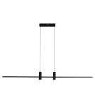 Pendant lamps over desk - Azzardo GERARDO PENDANT CCT DIMM BK + REMOTE CONTROL Pendant with Remote Control Functions Dimming and Light Color Change AZ5447 - product 1