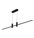 Pendant lamps over desk - Azzardo GERARDO PENDANT CCT DIMM BK + REMOTE CONTROL Pendant with Remote Control Functions Dimming and Light Color Change AZ5447 - product 3