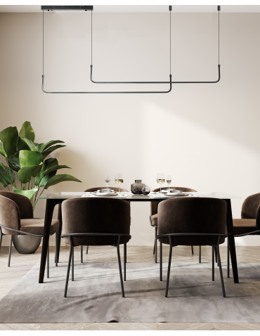 Azzardo MARIO PENDANT 2 CCT DIMM BK + REMOTE CONTROL Pendant with Remote Control Functions Dimming and Light Color Change... - product 2