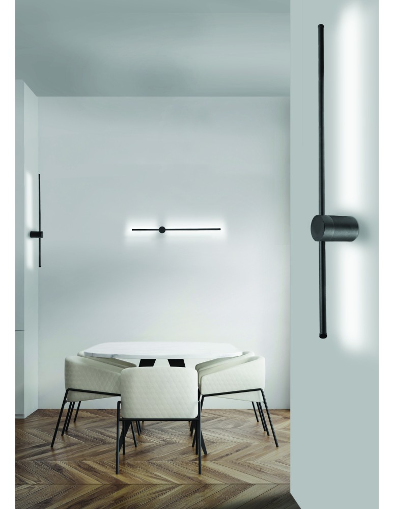 Designer wall lamps - Azzardo GRAZIANO WALL 115 BK Wall lamp AZ5449. - product kolory-swiatla.pl 3