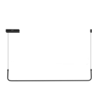 Pendant lamps over desk - Azzardo MARIO PENDANT 1 CCT DIMM BK + REMOTE CONTROL Pendant with Remote Control Functions Dimming and Light Color Change AZ5445 - product 1