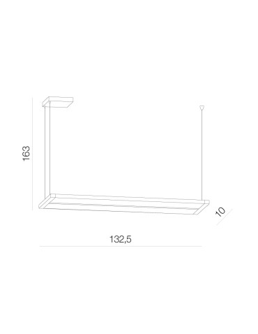 Azzardo FLASH 130 4000K BK Lampa Wisząca AZ5427 - produkt 2