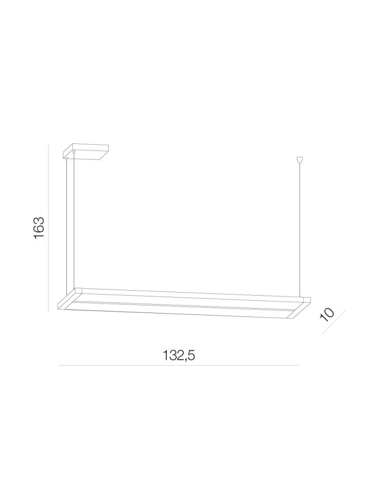 Pendant lamps over desk - Azzardo FLASH 130 4000K BK Pendant Lamp AZ5427. - product kolory-swiatla.pl 2