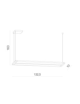 Azzardo FLASH 130 4000K BK Pendant Lamp AZ5427. - product 2