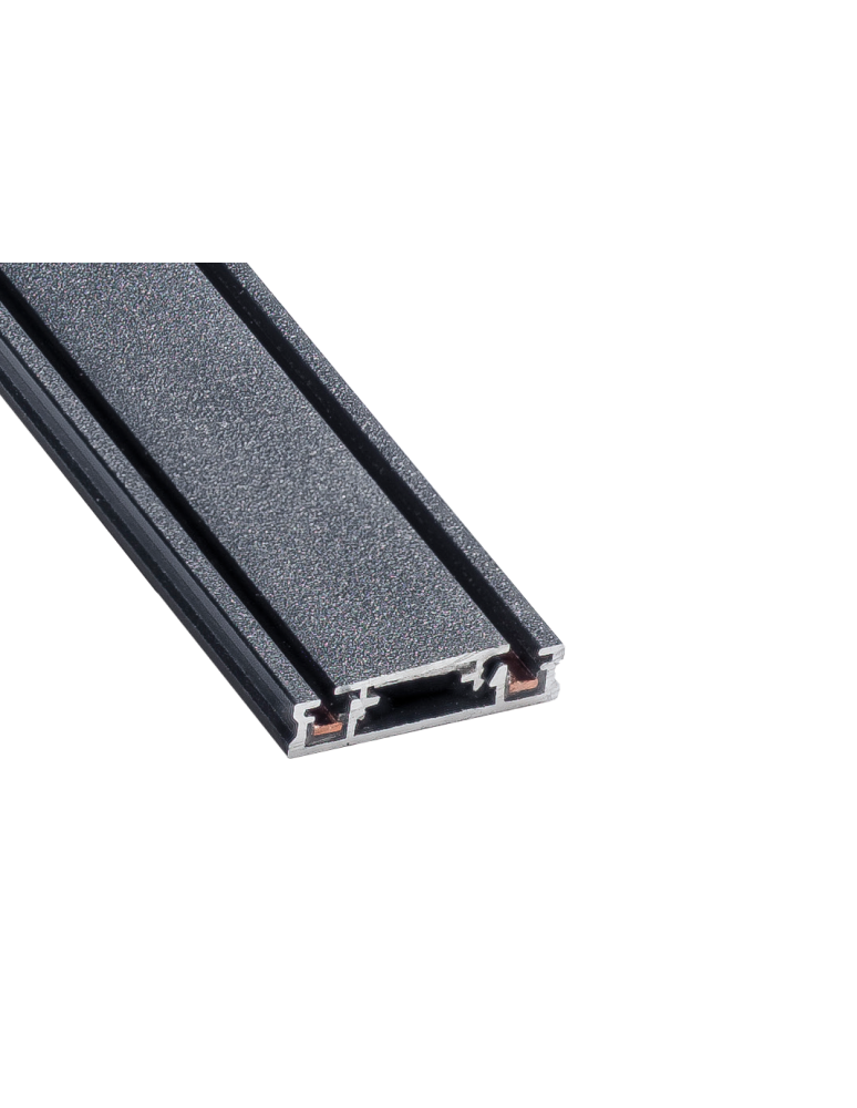 Magnetic rails - Azzardo GAMMA TRACK MAGNETIC 5mm-1M BK Magnetic surface-mounted busbar Gamma AZ5312 - product kolory-swiatla.pl 1