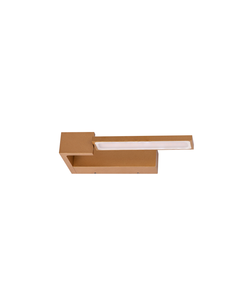 Bathroom wall lamps - Azzardo DALEN 3000K GOLD Bathroom wall lamp IP44 AZ5251. - product kolory-swiatla.pl 1