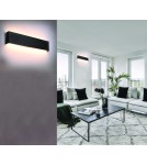 Bathroom wall lamps - Azzardo GALASSO 83 3000K BK Wall lamp IP44 AZ5342 - product 2