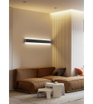 Bathroom wall lamps - Azzardo GALASSO 110 3000K BK Wall lamp IP44 AZ5341 - product 2