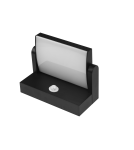 Outdoor lights with motion sensor - Azzardo DURANTE IP54 SENSOR 4000K BK Outdoor wall lamp with sensor AZ5340. - product 1