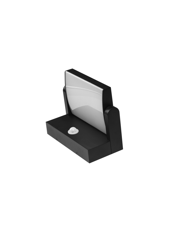 Outdoor lights with motion sensor - Azzardo DURANTE IP54 SENSOR 4000K BK Outdoor wall lamp with sensor AZ5340. - product kolory-swiatla.pl 2