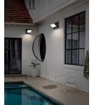Outdoor lights with motion sensor - Azzardo DURANTE IP54 SENSOR 4000K BK Outdoor wall lamp with sensor AZ5340. - product 3