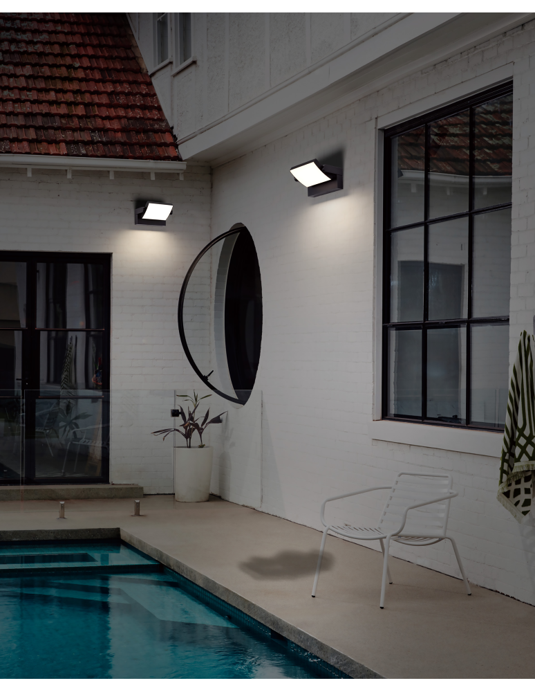 Outdoor lights with motion sensor - Azzardo DURANTE IP54 SENSOR 4000K BK Outdoor wall lamp with sensor AZ5340. - product kolory-swiatla.pl 3