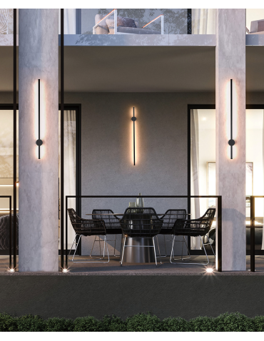 Azzardo GUIDO WALL IP54 3000K BK Kinkiet na Zewnątrz AZ5339 - produkt 2