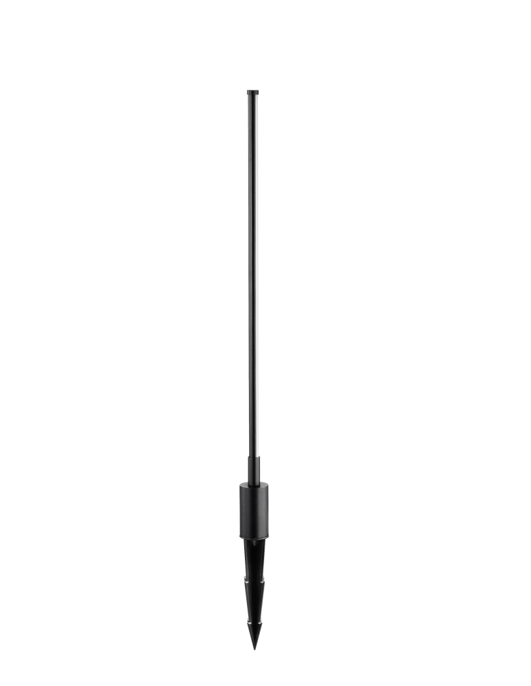 Garden lamps driven into the ground (with wedge) - Azzardo FREDO 98 IP54 4000K BK Driven Outdoor Pole AZ5338. - product kolory-swiatla.pl 1