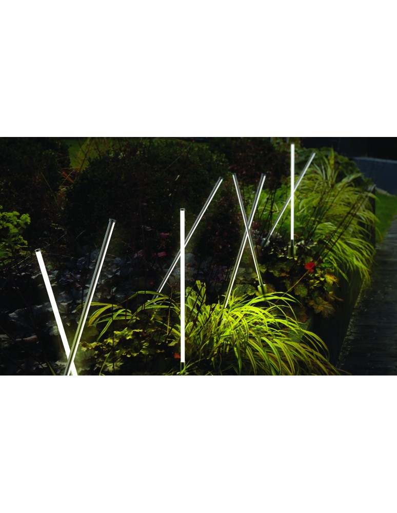 Garden lamps driven into the ground (with wedge) - Azzardo FREDO 58 IP54 4000K BK Driven Outdoor Pole AZ5337. - product kolory-swiatla.pl 2