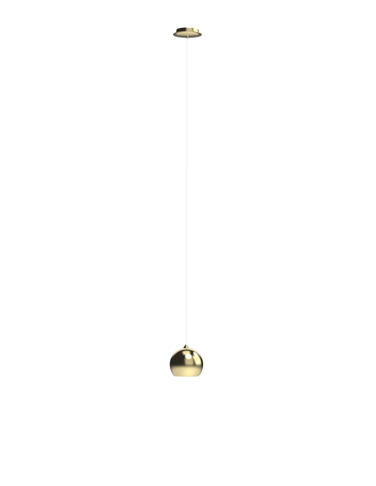 Single pendant lamps - Azzardo GULIA 1 PENDANT GO Pendant Lamp AZ4980. - product kolory-swiatla.pl 1