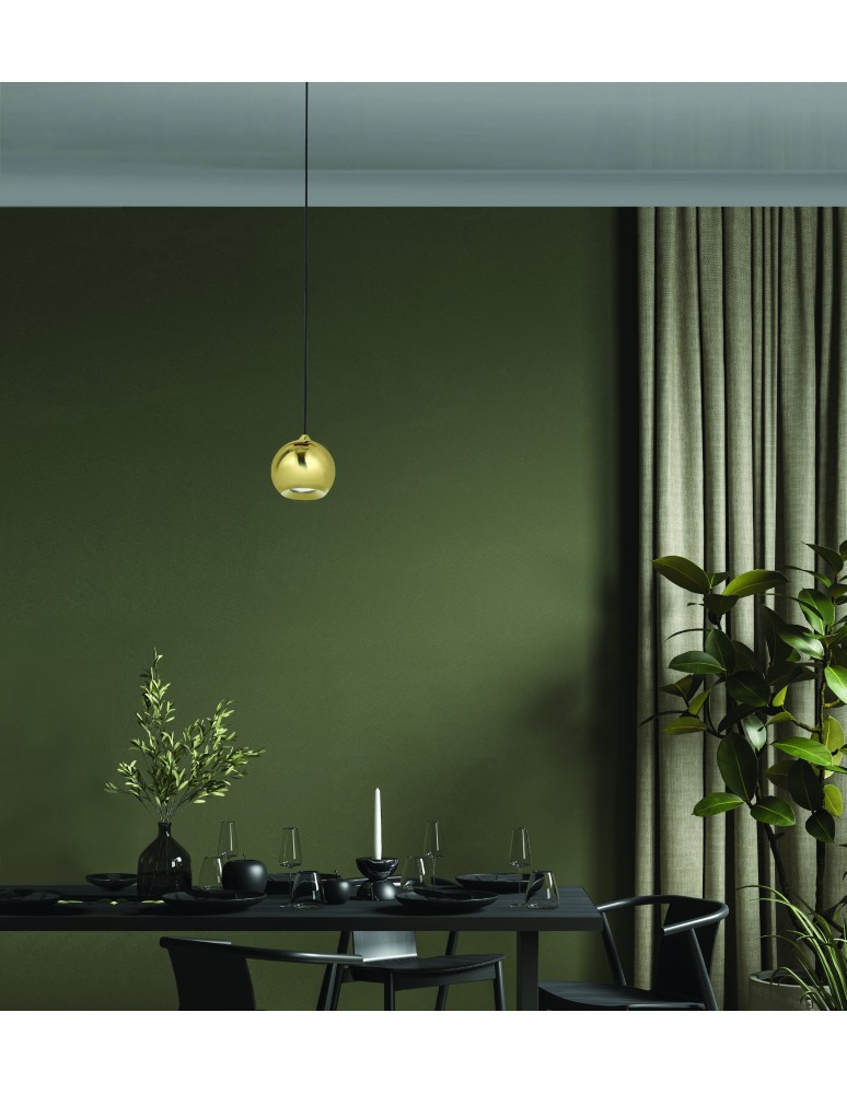 Single pendant lamps - Azzardo GULIA 1 PENDANT GO Pendant Lamp AZ4980. - product kolory-swiatla.pl 2