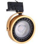 Lamps for 3-phase busbars - Azzardo JERRY TRACK 3LINE GOLD Tri-circuit Busbar Lamp 3F AZ5237. - product 1