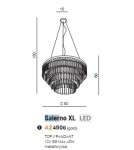 Glamour pendant lamps - Azzardo SALERNO XL GO Pendant or Ceiling Lamp (2-in-1) AZ4906 - product 3