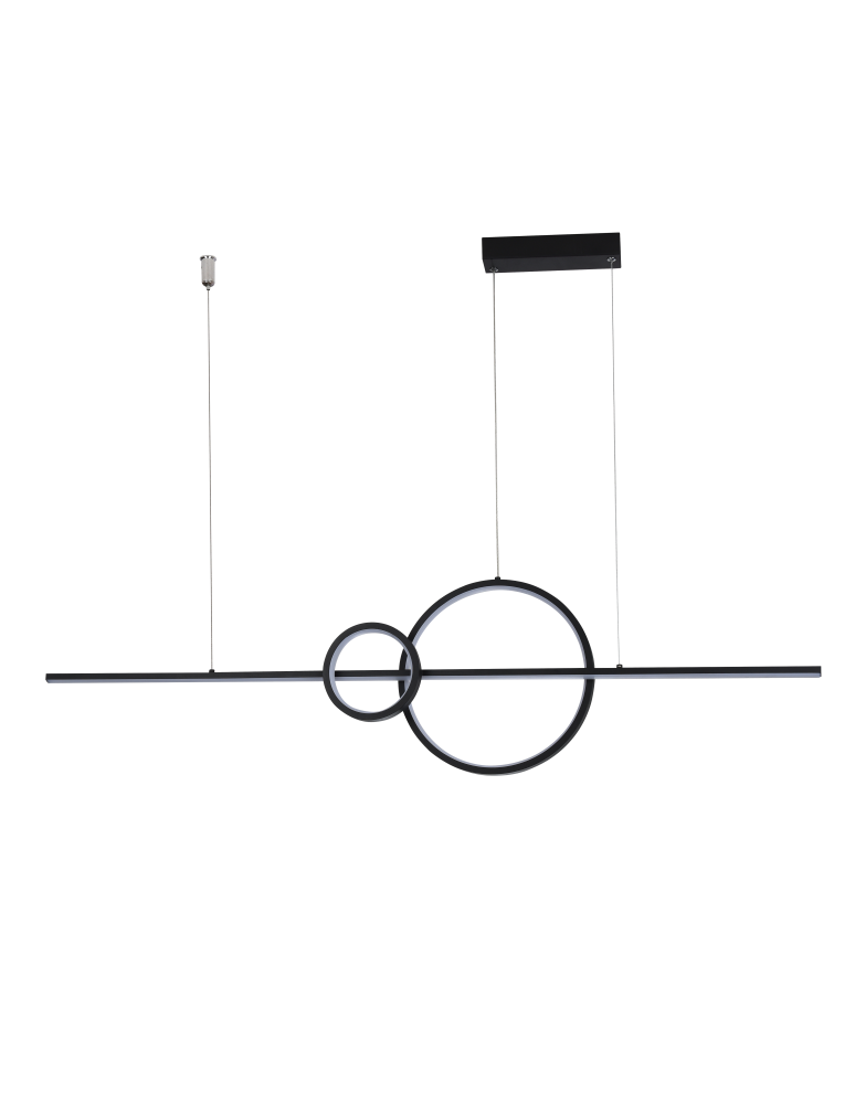 Pendant lamps over desk - Azzardo SARA 3-STEP DIMM BK Pendant Dimmable 3-Stage Plain Wall Switch AZ5259 - product kolory-swiatla.pl 1