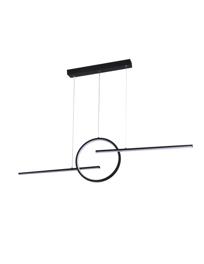 Pendant lamps over the island - Azzardo LAUREN 3-STEP DIMM BK Pendant Dimmable 3-Stage Plain Wall Switch AZ5257 - product kolory-swiatla.pl 1