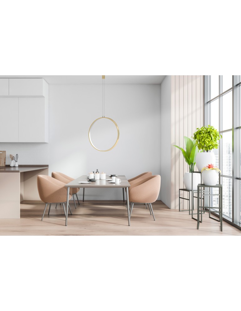 Pendant lamps circles - Azzardo MASSIMA 60 GO Pendant Lamp with Dimmable AZ5256 - product kolory-swiatla.pl 2