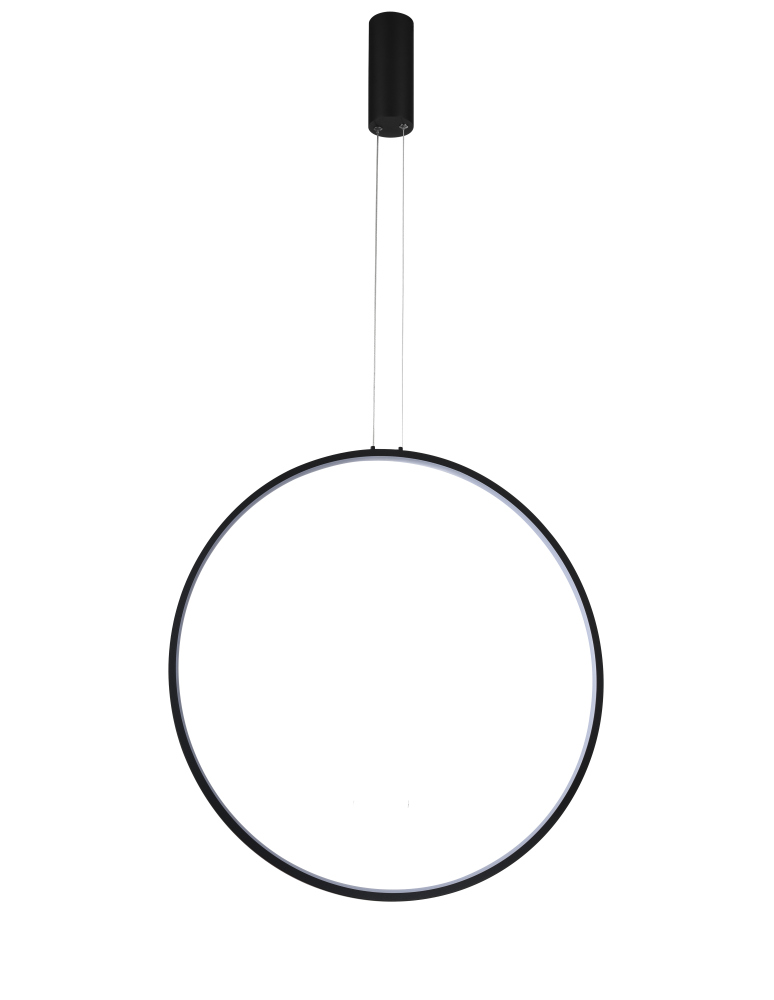 Pendant lamps circles - Azzardo MASSIMA 60 BK Pendant Lamp with Dimmable AZ5255. - product kolory-swiatla.pl 1