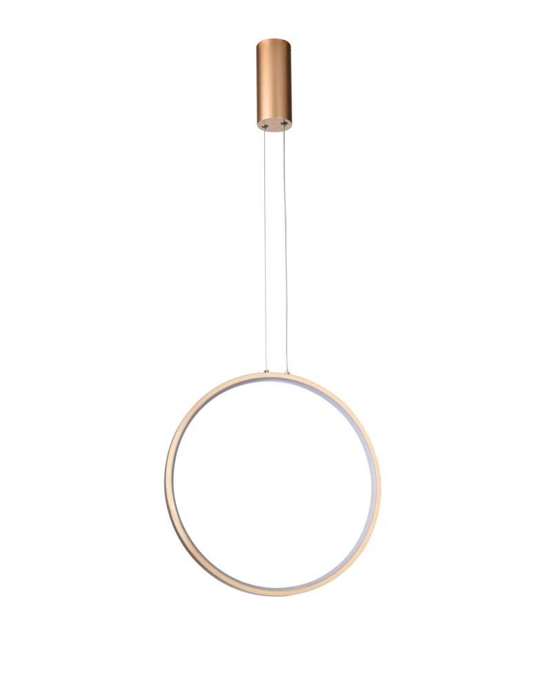 Pendant lamps circles - Azzardo MASSIMA 40 GO Dimmable Pendant Lamp AZ5254 - product kolory-swiatla.pl 1