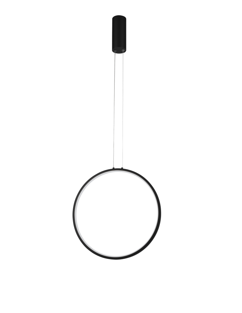 Pendant lamps circles - Azzardo MASSIMA 40 BK Pendant Lamp with Dimmable AZ5253 - product kolory-swiatla.pl 1