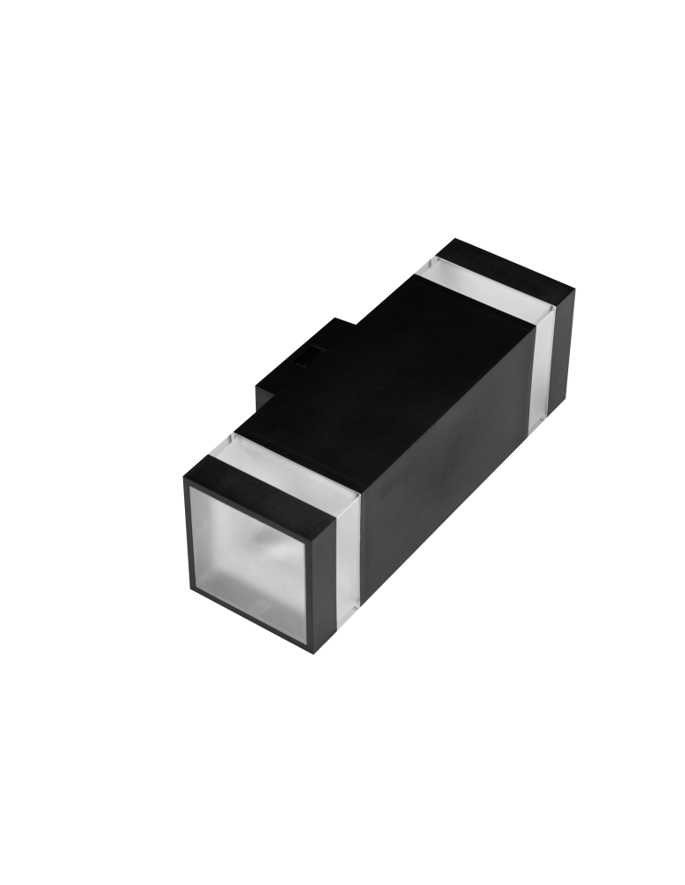 Outdoor wall lamps - Azzardo JASON 2 SQ WALL IP65 BK Outdoor wall lamp AZ5223 - product kolory-swiatla.pl 1