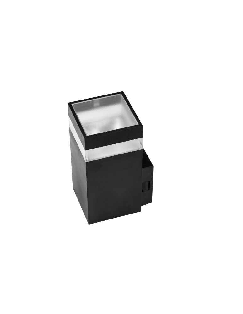 Outdoor wall lamps - Azzardo JASON SQ WALL IP65 BK Outdoor wall lamp AZ5221 - product kolory-swiatla.pl 1