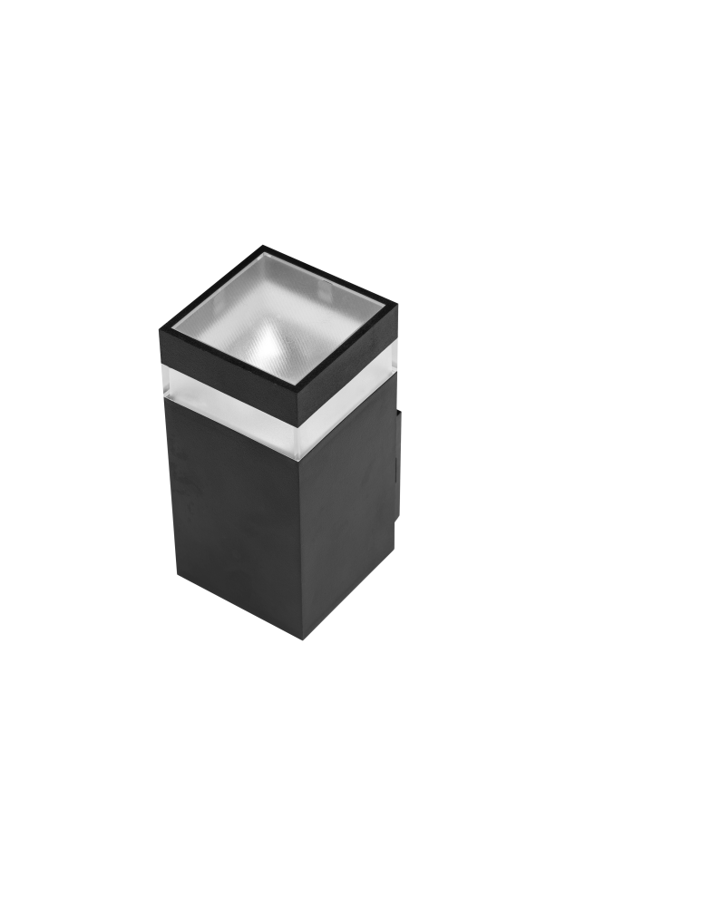 Outdoor wall lamps - Azzardo JASON SQ WALL IP65 BK Outdoor wall lamp AZ5221 - product kolory-swiatla.pl 3