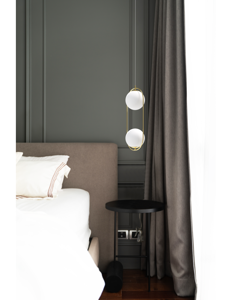 Pendant lamps spheres - Azzardo COCO 2 PENDANT Pendant Lamp AZ4982 - product kolory-swiatla.pl 2