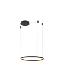 Pendant lamps circles - Azzardo HALO PENDANT 60 BK Pendant Lamp AZ4968. - product 1