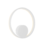 Ring wall lamps - Azzardo HALO WALL 40 WH Wall lamp AZ4965. - product 1