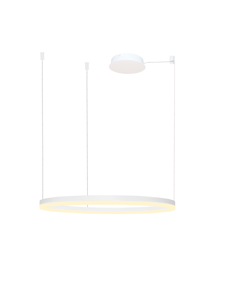 Pendant lamps circles - Azzardo HALO PENDANT 100 WH Pendant Lamp AZ4962. - product kolory-swiatla.pl 1