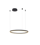 Pendant lamps circles - Azzardo HALO PENDANT 80 BK Pendant Lamp AZ4960. - product 1